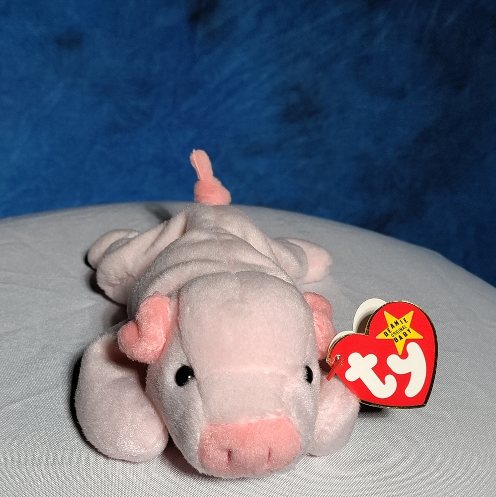Original TY "Squealer" the pig Beanie Baby